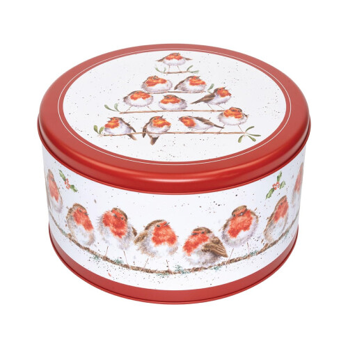 - Rockin Robins' Robin Christmas Round Tin