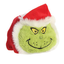 Aurora, 15294, Spudsters Santa Grinch 10In, Soft Toy, Red & Green, 19 cm x 21 cm x 19 cm