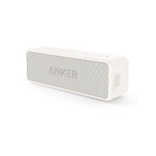 Anker SoundCore 2 Bluetooth Speaker, Fantastic Sound, Huge Bass with Dual Bass Drivers, 24 Hours Battery Operation, Improved IPX7 Water Protection,