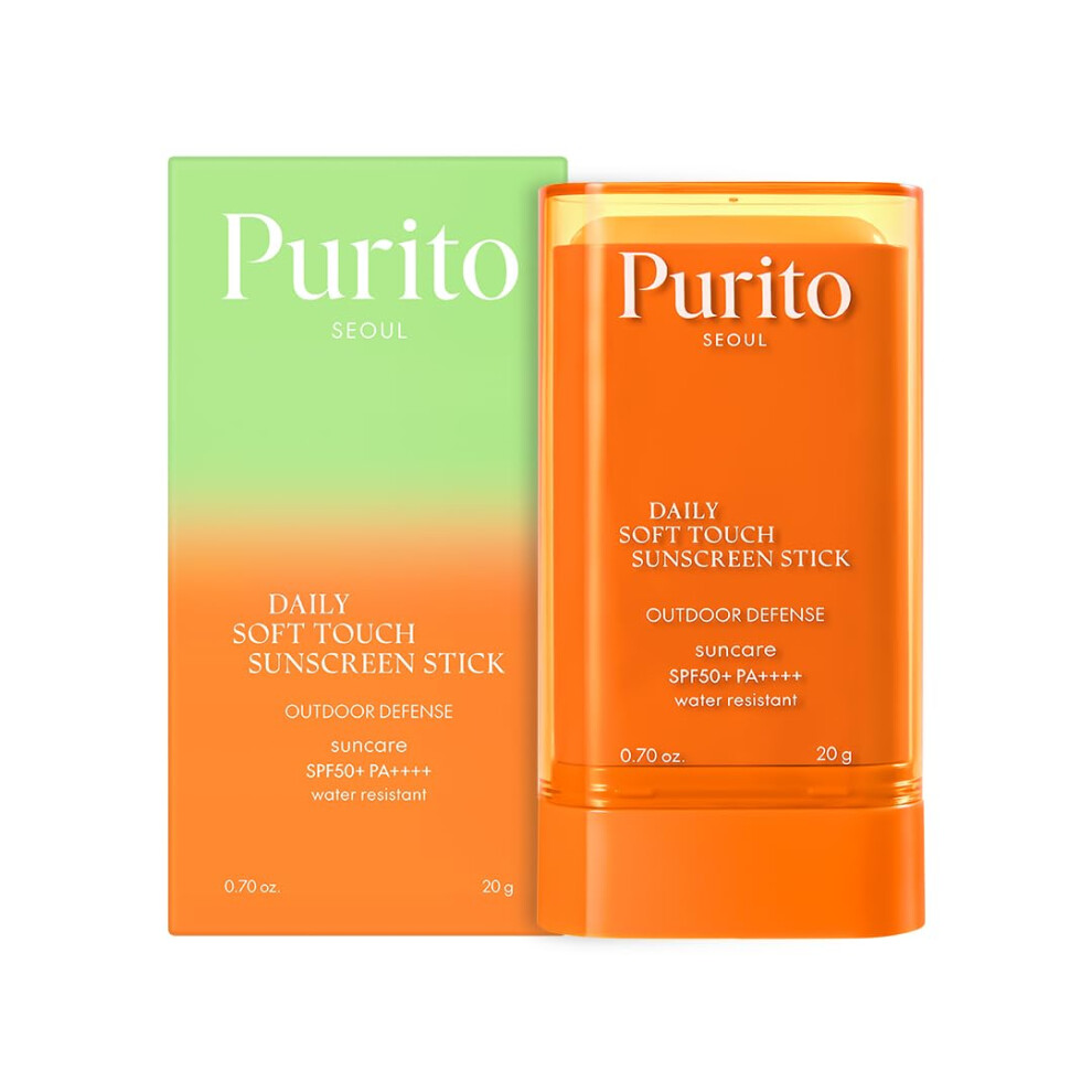 Purito Seoul Daily Soft Touch Sunscreen Stick Spf50+ Pa++++ 5-In-1 Defense Uva & Uvb Protection Non-Greasy Lightweight Pocket-Sized Portable Korean Skincare