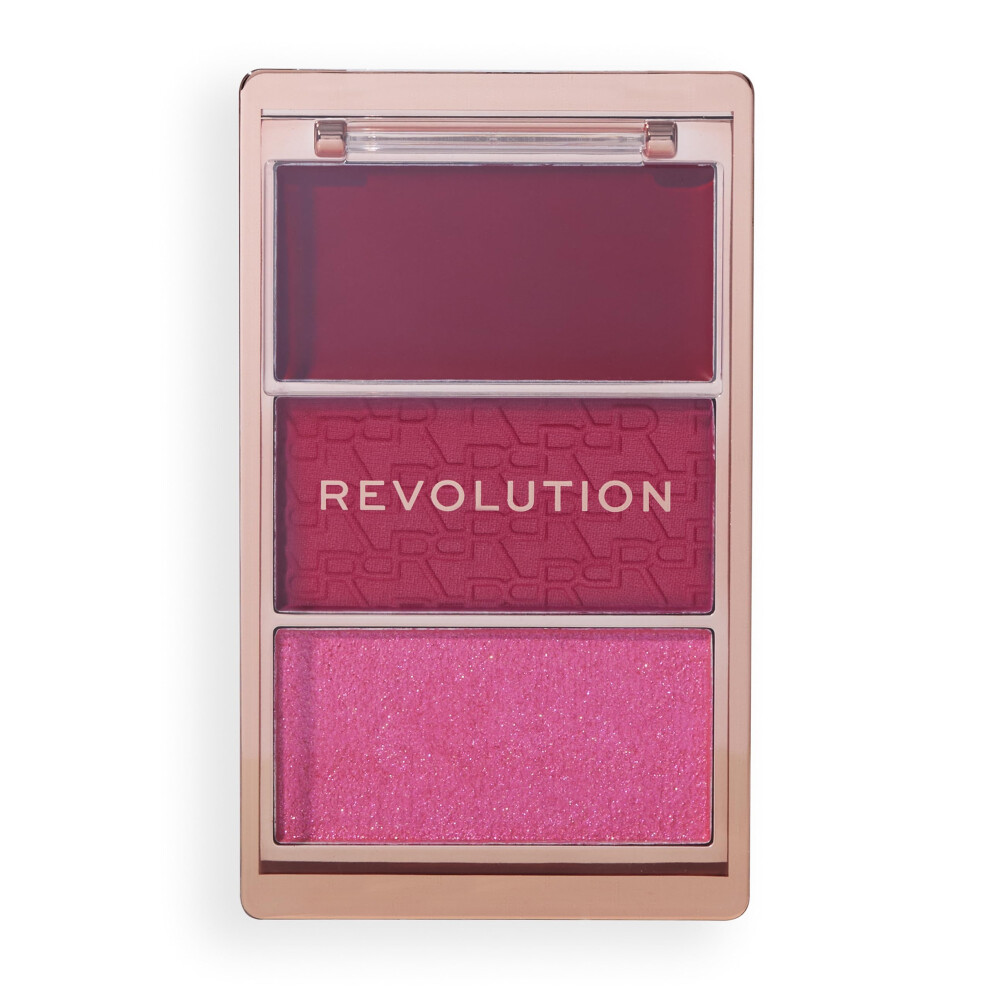 Revolution Blush Icon Palette Blusher Palette Shade My Cherry Truth 9.8 G - Image 5