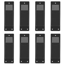 8PCS Shipping Container Air Vent Kit Heavy Duty Shipping Container Accessories Flow Ventilation Kit Black