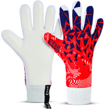 Football Goalkeeper Gloves For Boys kids Children Youth Adult Professional Soccer Goalie Training Glove with Strong Grip Protection Palms (Red, Size 6