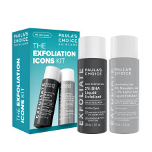 Multi-Level Exfoliation Trial Kit - AHA & BHA Liquid Exfoliant for Multi-Level Glow - Smoother, Clearer Skin - Fights Breakouts & Blackheads - with