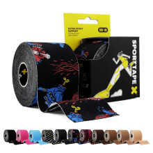 Kinesiology Tape, 5cm x 5m, Punk - Waterproof & Hypoallergenic Kinetic Physio Tape for Muscle Injury Recovery, Sports Strapping, Knee Pain, Joint