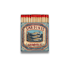 Home Luxury Gift Long Safety Matches I Stylish Square Matchbox (Sardines)