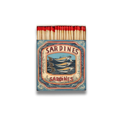 Home Luxury Gift Long Safety Matches I Stylish Square Matchbox (Sardines)