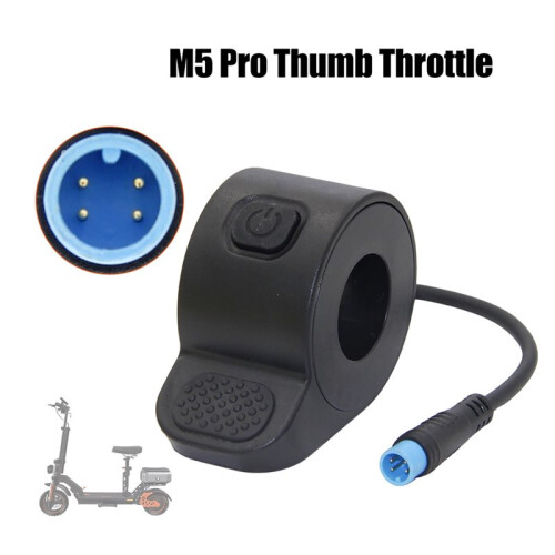 Thumb Throttle Accelerator for  M5 Pro Electric Scooter Speed Controller, with Power  and 4-Pin Connector 1