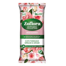Rose Garden 96 Wipes, Antibacterial Multi-surface Cleaning Wipes Convenient, Quick Cleaning, Biodegradable