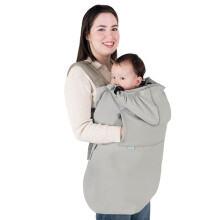 Waterproof Baby Carrier Cover for Rain, Universal Fit for Car Seats and Strollers (Greystone)