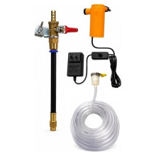 Spruzzatore D'Acqua Universale Regolabile per Smerigliatrice Angolare con Aspirapolvere e Pompa di Raccolta, Spina USA