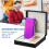 Windproof Lighter Flame Electric Lighters Plasma Arc Lighters Rechargeable USB Lighter with Battery Indicator?Color? 6
