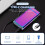 Windproof Lighter Flame Electric Lighters Plasma Arc Lighters Rechargeable USB Lighter with Battery Indicator?Color? 4