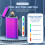 Windproof Lighter Flame Electric Lighters Plasma Arc Lighters Rechargeable USB Lighter with Battery Indicator?Color? 3