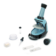 Learning Resources GeoSafari Microscope Set, Ages 7+, Kids Microscope with 50x–400x Magnification, STEM Science Kit with Slides & Tools