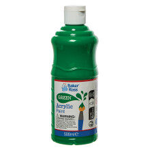 Green Acrylic Paint 500ml - Pack of 1, Kids Paint