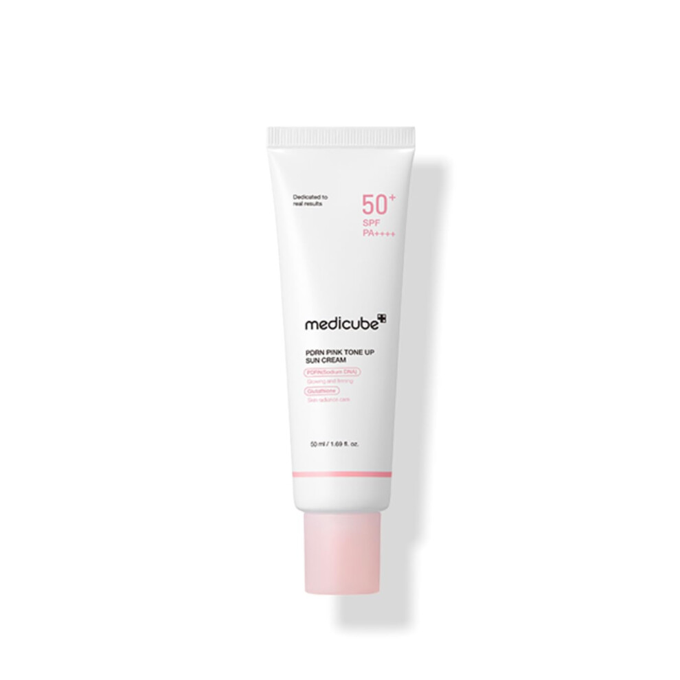 Medicube Pink/Cream Pdrn Collagen Tone Up Sun Pa++++ 50Ml Tube - Image 4