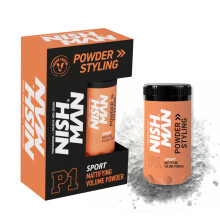 Hair Styling Powder P1 Sport 20g - Tropical Fruit Scent - Maximum Volume Boost and Texture - Flexible Hold and Matte Finish