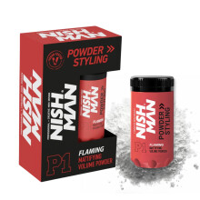 Hair Styling Powder P1 Flaming 20g - Mango Scent - Maximum Volume Boost and Texture - Flexible Hold and Matte Finish
