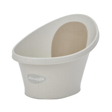 ECO Newborn Baby Bath Seat, Baby Bath Tub Made with 98% Recycled Material & Bum Bump Support, Compact Infant Bath, Sustainable Newborn Essentials &