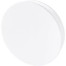 125 mm / 5 inch White Plastic Air Vent Diffuser - HVAC Duct Air Intake and Exhaust Circular Vent Cover - Adjustable Vent for Home - Wall & Ceiling