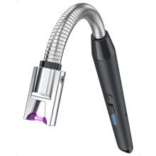 Electric Candle Lighter Rechargeable USB-C, Flexible Long Reach Lighter, Windproof & Flameless