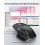 TeckNet Bluetooth Mouse, Wireless Mouse with Thumb Scroll, Rechargeable Mice, Dual Bluetooth 5.3 & 2.4GHz, Ergonomic, 4800DPI Adjustable, Silent Click, 2