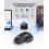 TeckNet Bluetooth Mouse, Wireless Mouse with Thumb Scroll, Rechargeable Mice, Dual Bluetooth 5.3 & 2.4GHz, Ergonomic, 4800DPI Adjustable, Silent Click, 3