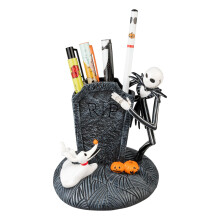 Pen Holder for Desk & Stationery Set - The Nightmare Before Christmas Disney Gifts | Desk Accessories - Pencil Holder, 2 Pens, Pencil, Eraser,