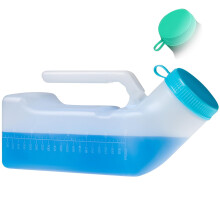 Urinals for Men Urinal Bottles Male Pee Bottle with Glow in The Dark Cap Lid Spill Proof Camping Urine Bottles Bedpan for Man Travel 1000ML