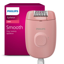 Epilator Series 2000, Corded Epilator for Legs, Hair Removal Device for Women, Model BRE229/00