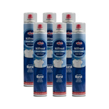 Power Fresh Linen Air Freshener 6-Pack 750ml Odour Eliminator for Tobacco, Pet & Kitchen Smells, Long-Lasting Mint Fragrance - Industrial Deodoriser