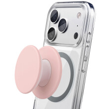 Collapsible Magnetic Phone Grip (Compatible with MagSafe) Comfortable Silicone Holder for iPhone (Strawberry Glaze)