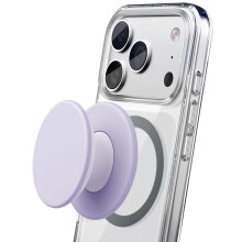 Collapsible Magnetic Phone Grip (Compatible with MagSafe) Comfortable Silicone Holder for iPhone (Lilac Haze)