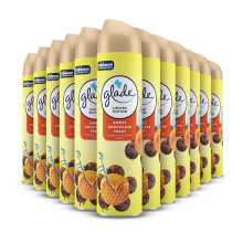 Aerosol Air Freshener, Aerosol Room Spray and Odour Eliminator for Home Infused with Essential Oils, Sweet Chocolate Treat, Pack of 12 (12x300ml),