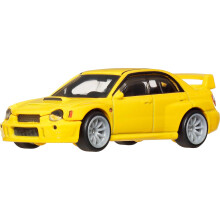 Subaru Impreza WRX Car Culture Vehicle, Premium 1:64 Scale Die-Cast Toy Car with Real Riders Tires & Metal/Metal Body & Chassis, JKF21