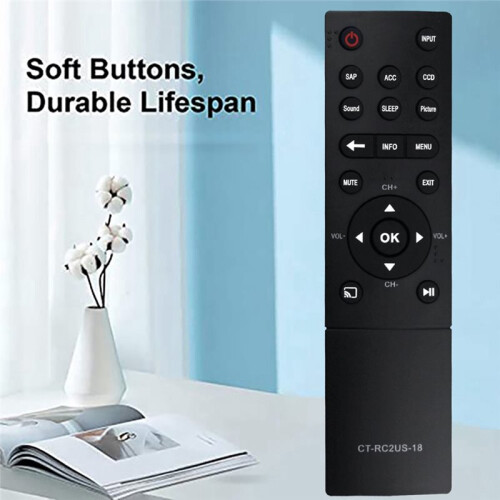Replace CT-RC2US-18 Remote Control for  TV CT-RC2US-18 Remote Control