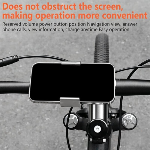 Suporte para Celular para Bicicleta, Discreto e com Absorção de Impacto, Ideal para Mountain Bikes.