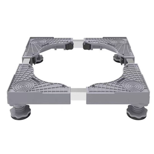 Washing Machine Stand Adjustable Plastic Mobile Supporter for Freezer Dryer Multi-Function Base for Cleaning & Stability