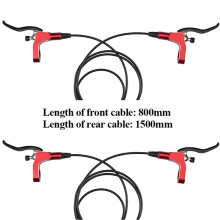 MT200 Hydraulische Scheibenbremse mit Zwei Kolben (Vorne 800 mm / Hinten 1500 mm) - Bremssystem für Mountainbikes (MTB)