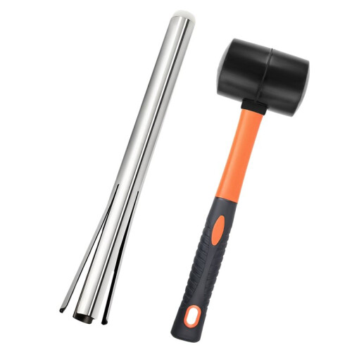 Bicycle Headset and Press-Fit Bottom Bracket (BB) Removal Tool (Includes Rubber Mallet) for Bearing Removal 1