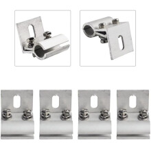8pcs Solar Panel Mounting Bracket Solar PV Panel Roof Tile Clamp Aluminum Clamps for PV Module Racking with Fixation