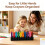 Pencil Cap  Holder Organizer 5 Pack Cap Storage,  Cap Rack for Broad Tip Markers 1