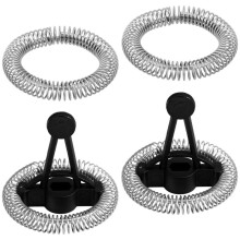 4 Stuks Vervangingsonderdelen voor de voor Secura MMF-809-WH MMF-809-BL Elektrische Melkschuimer: Garde en Veerringen