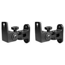 Suporte de Parede para Alto-Falante com Ângulo Ajustável (2 Unidades), Suporte Resistente para Alto-Falante de Estante, Ideal para Som Surround.