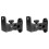 2PCS Speaker Wall Mount Angle Adjustable Speaker Holder Sturdy Bookshelf Speaker Wall Mount Bracket for Surround Sound 1