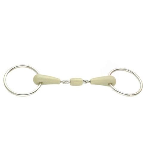 Double-Jointed Loose  Bit with Fruity Flavor Core for Horses -  Mouth Bits