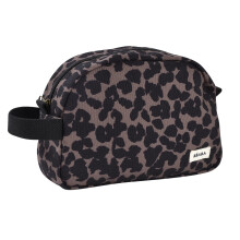 BÉABA, Baby Toiletries Bag, Baby Care Bag, Geneva Bag, Waterproof Fabric, 2 Inside Pockets, Leopard