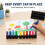 Pencil Cap  Holder Organizer 5 Pack Cap Storage,  Cap Rack for Broad Tip Markers 6