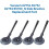 4-Pack Replacement Side Brushes for  ION Robot Vacuum Part 1171FK870 3
